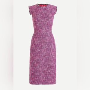 J. Crew Ladies Resume Dress In Autumn Tweed. Size 8
